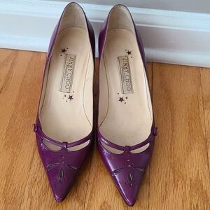 𝅺JIMMY Choo Leather Plum Pump